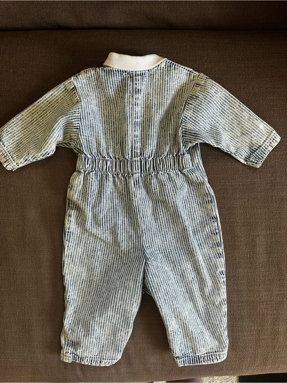 Vintage baby one piece denim suit
